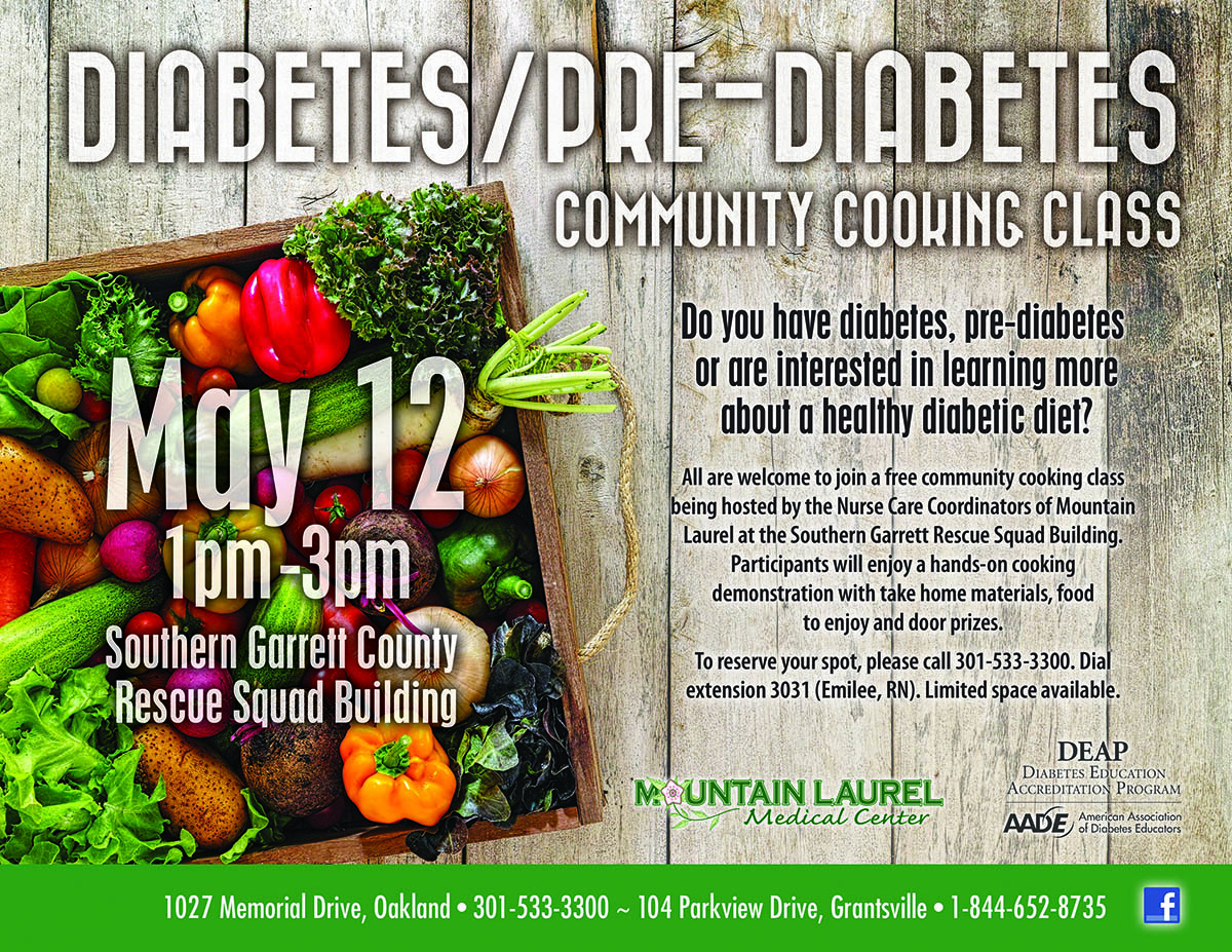 Mt Laurel Spring Diabetes Flyer